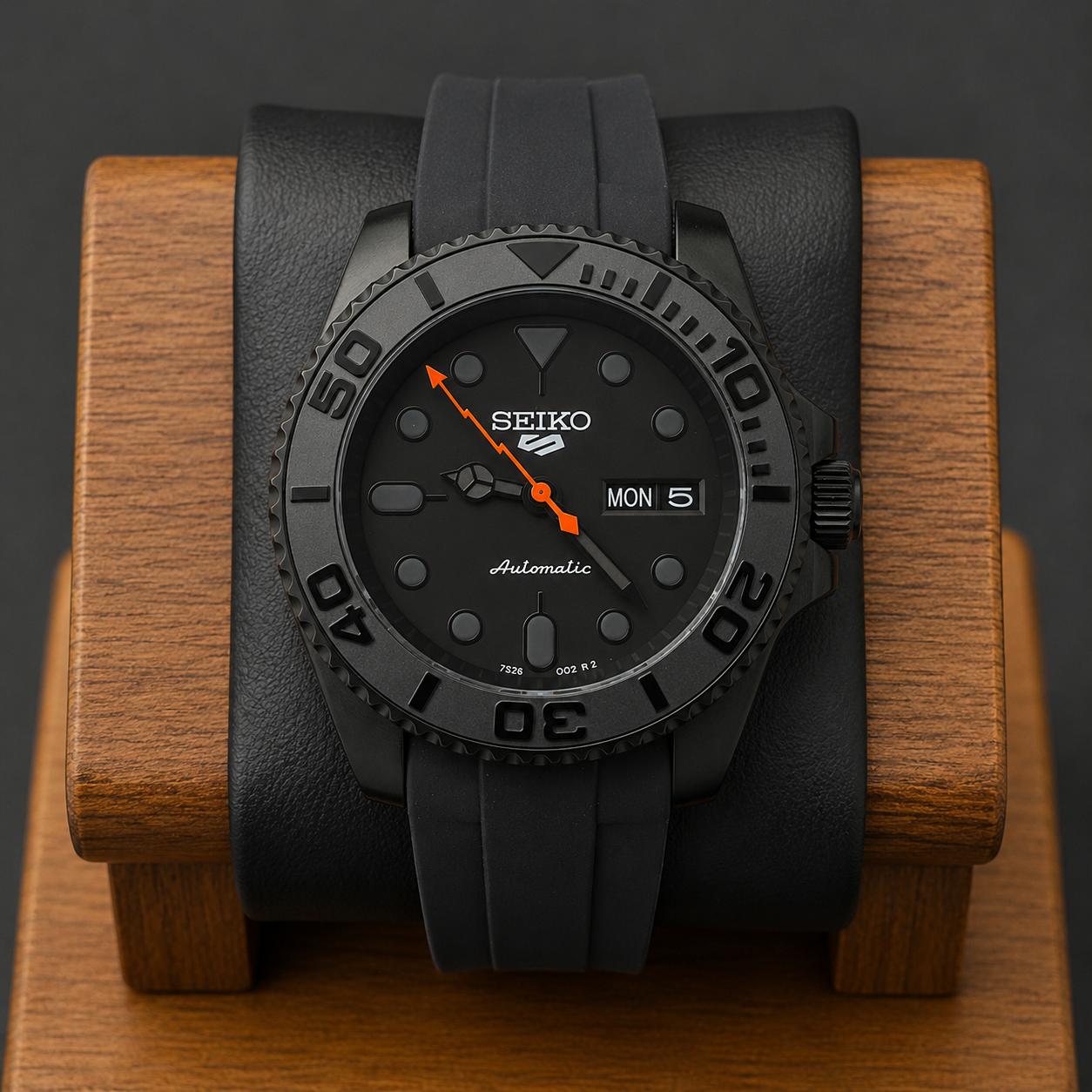 Black on Black - Orange Lightning