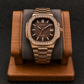 SeikoNaut Encrusted Rose Gold