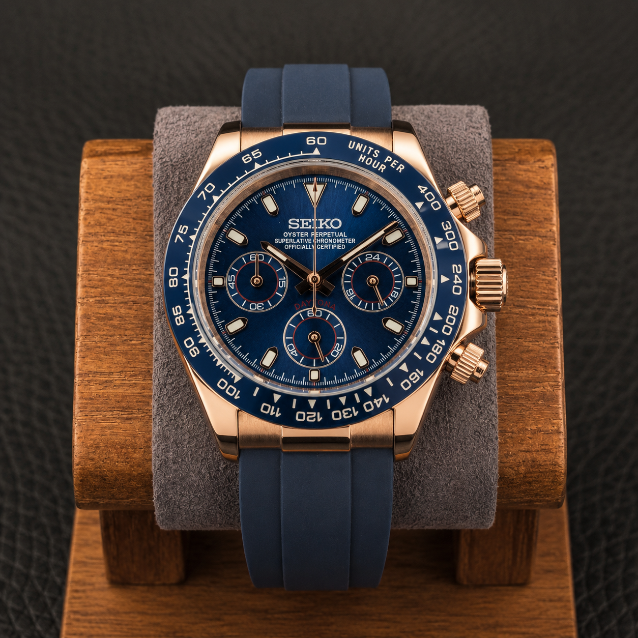 Seikotona Chrono - Blue + Rosegold