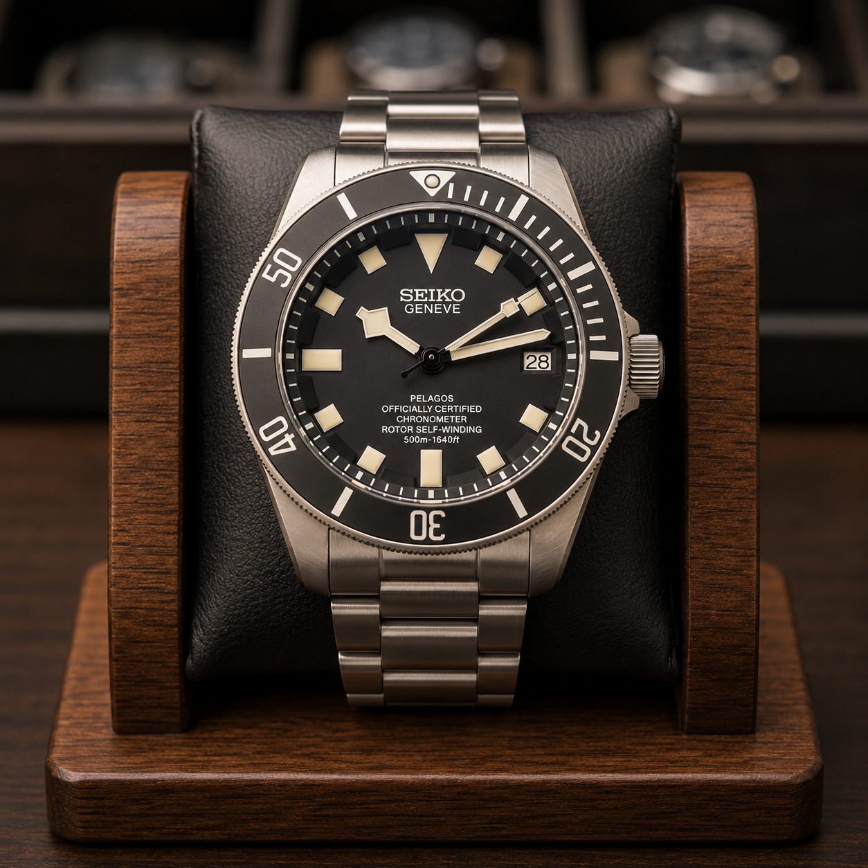 Tudeiko Black Diver - Pelagos Homage