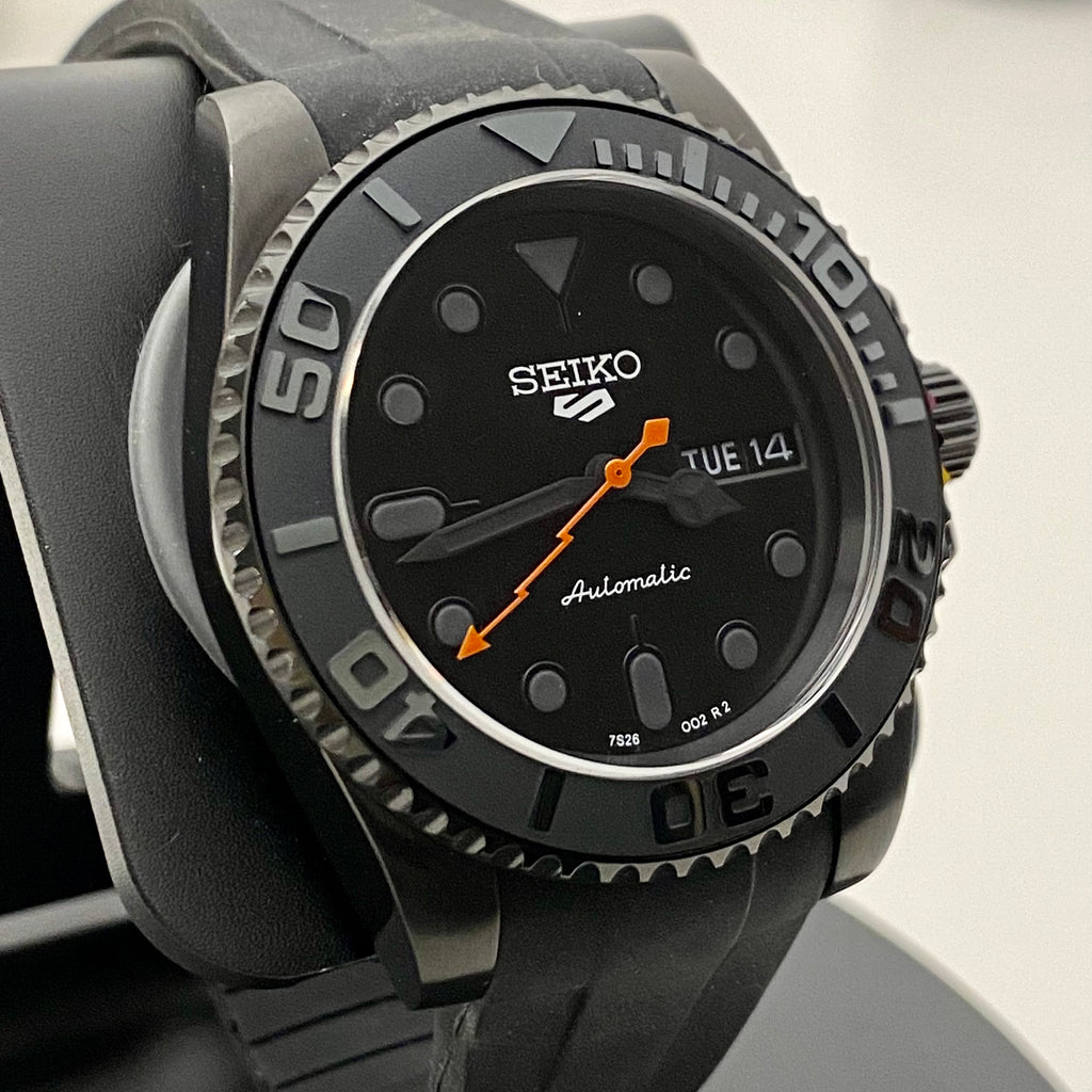 Black on Black - Orange Lightning