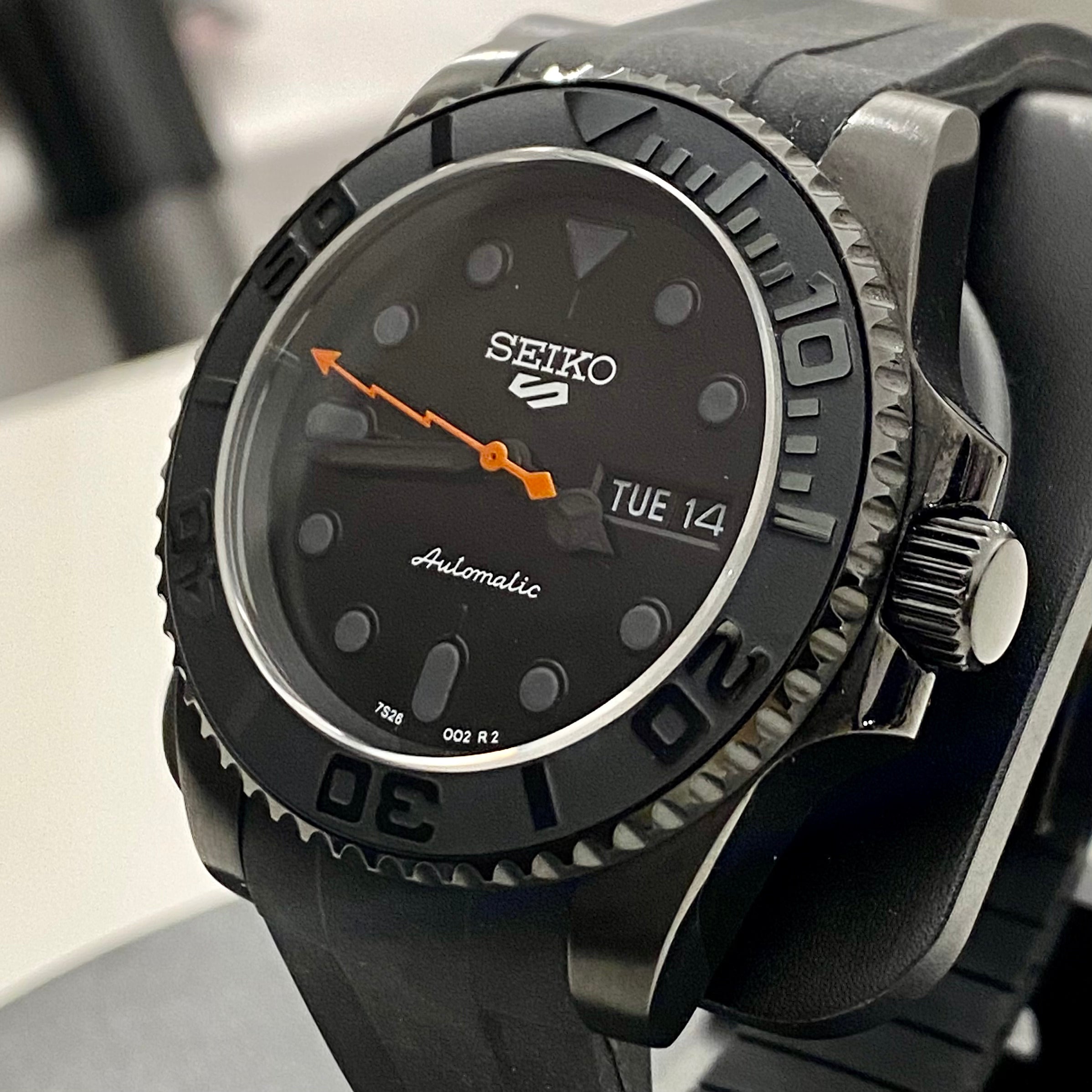 Black on Black - Orange Lightning