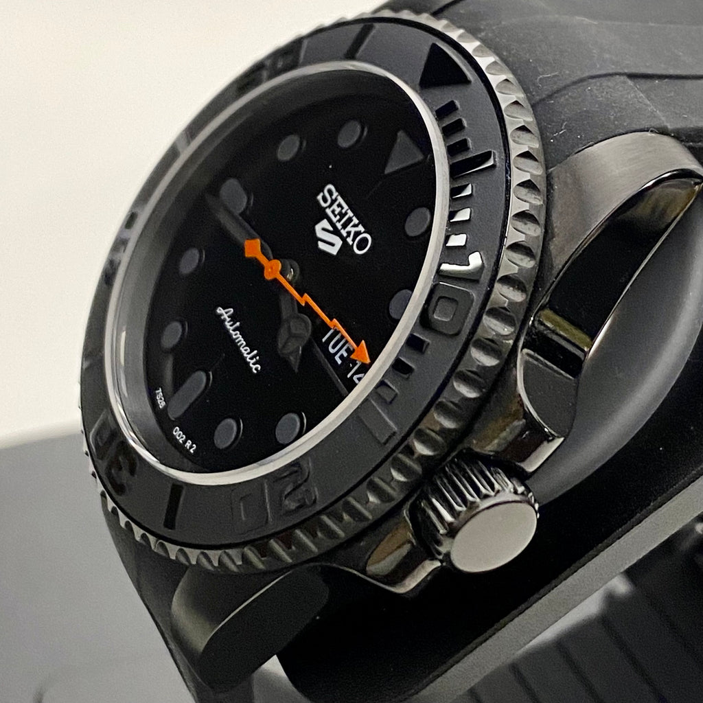 Black on Black - Orange Lightning