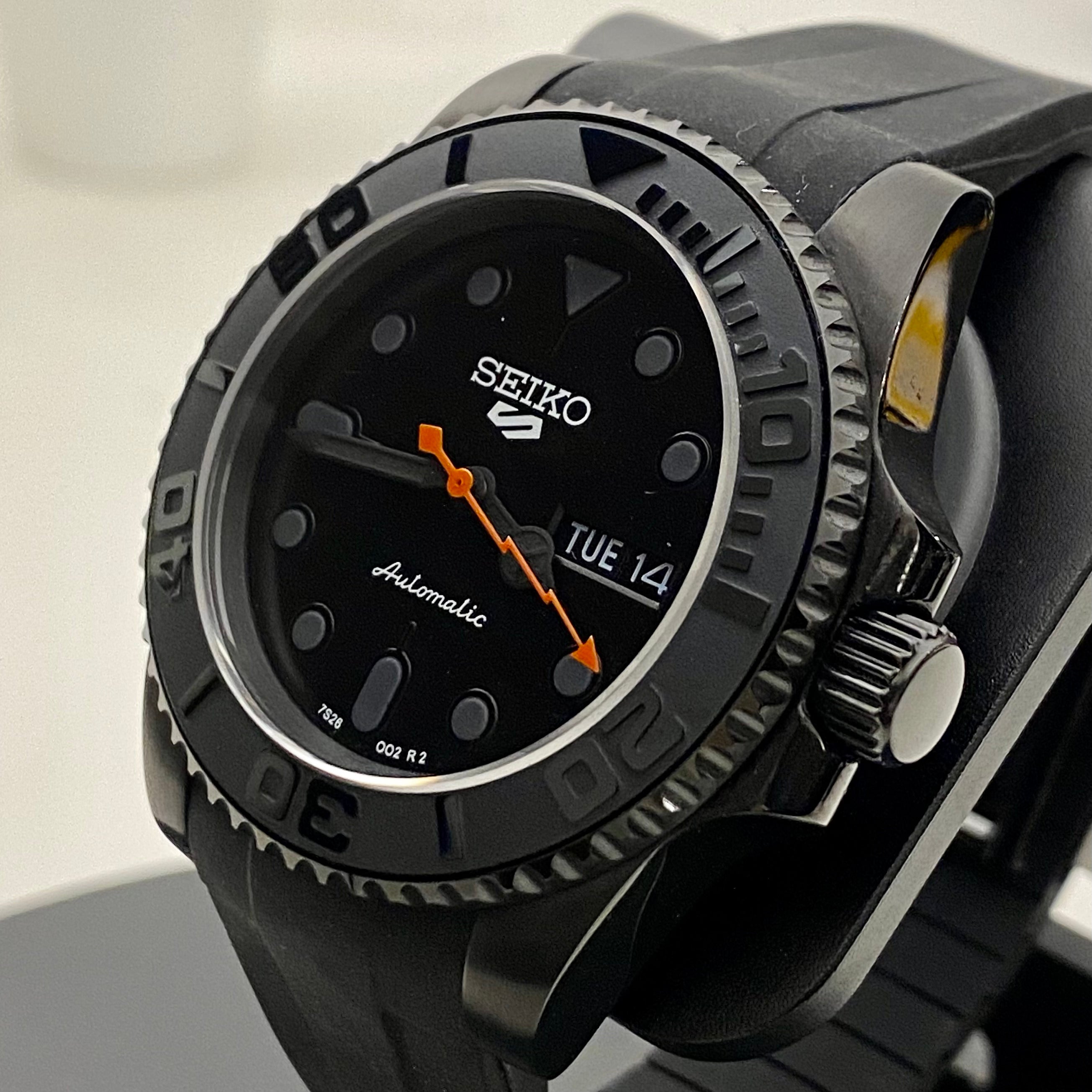Black on Black - Orange Lightning