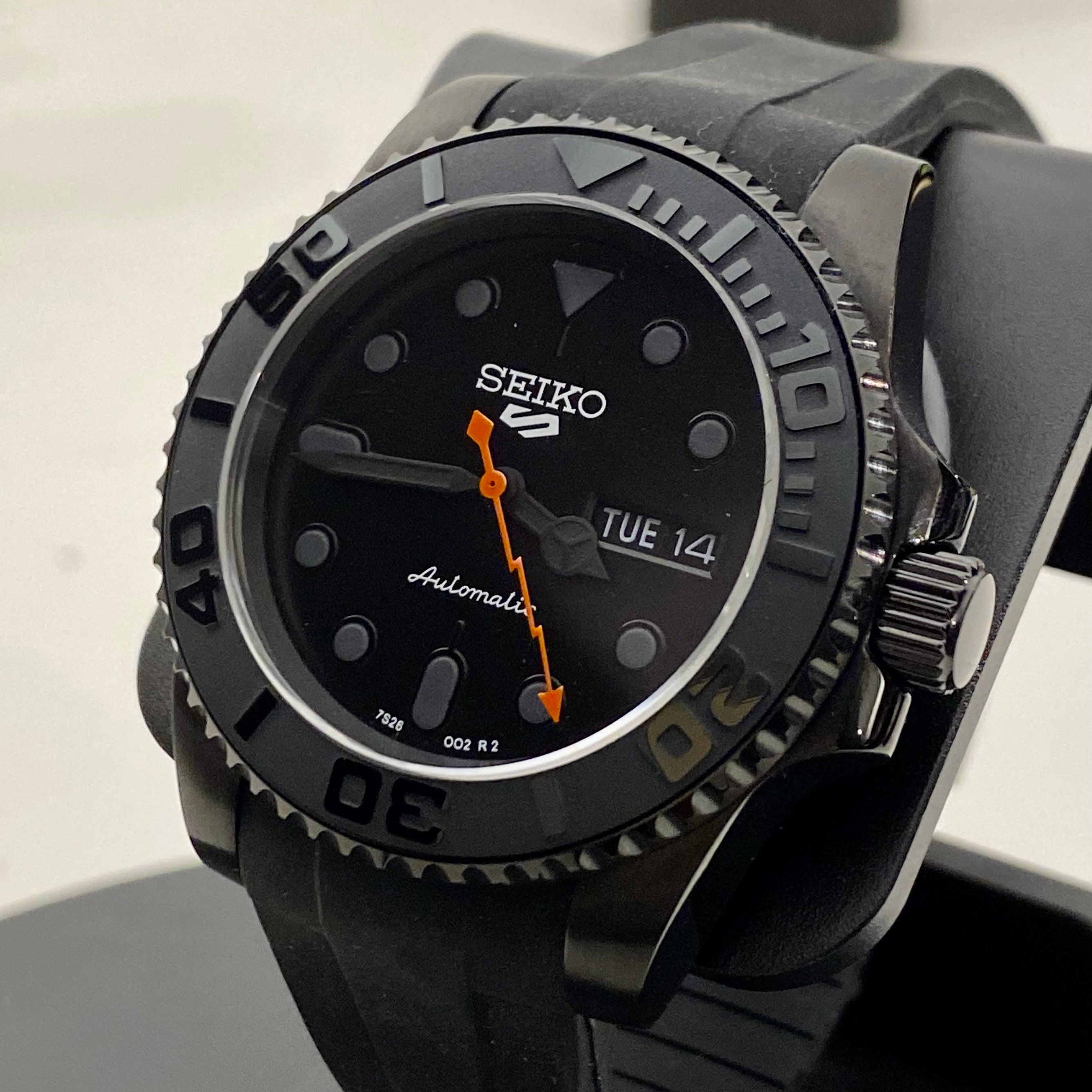 Black on Black - Orange Lightning