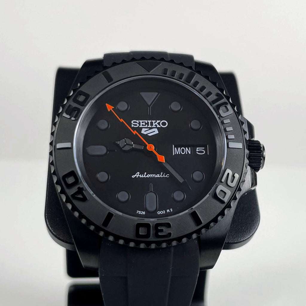 Black on Black - Orange Lightning