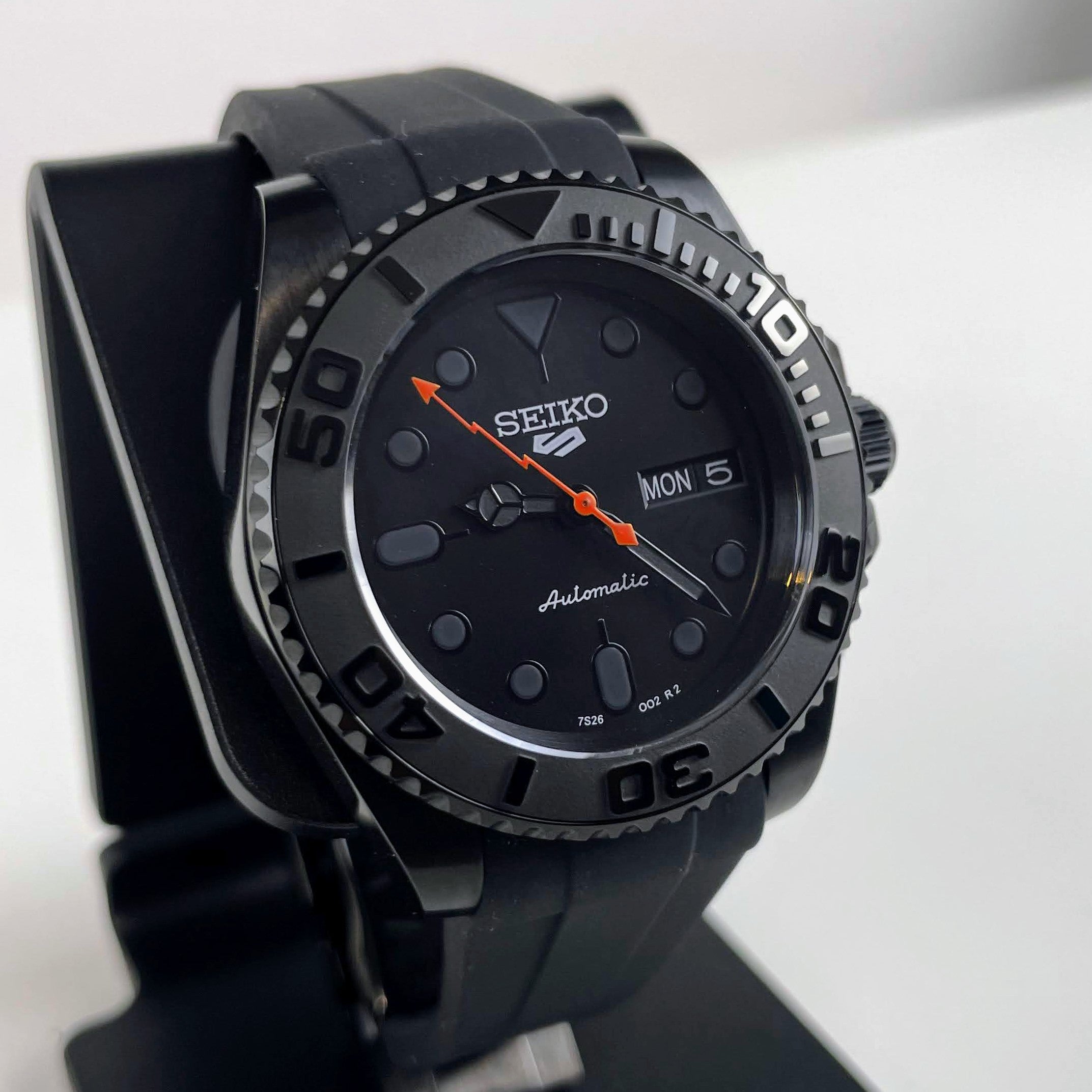 Black on Black - Orange Lightning