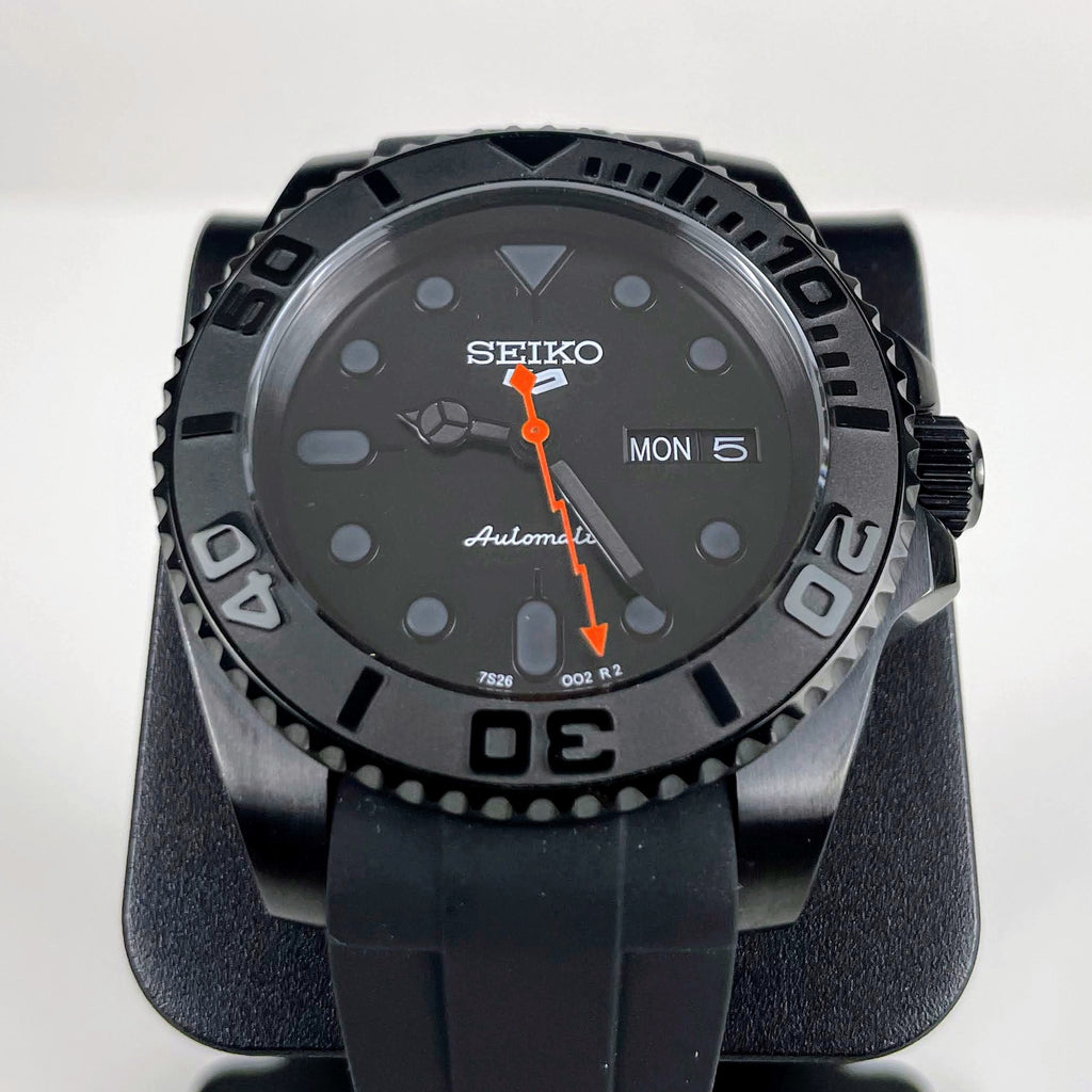Black on Black - Orange Lightning