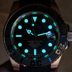Classic Yachty Diver - Rose Gold x Black