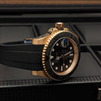 Classic Yachty Diver - Rose Gold x Black