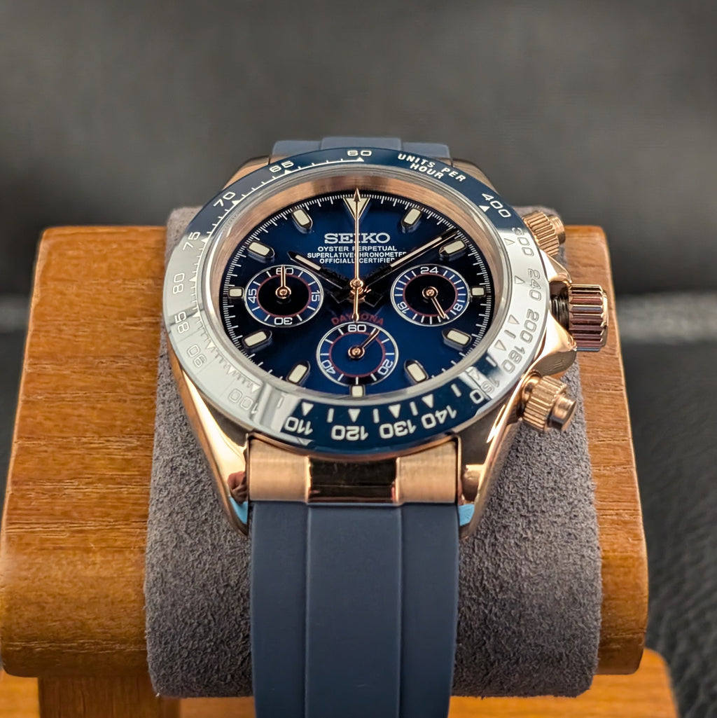 Seikotona Chrono - Blue + Rosegold