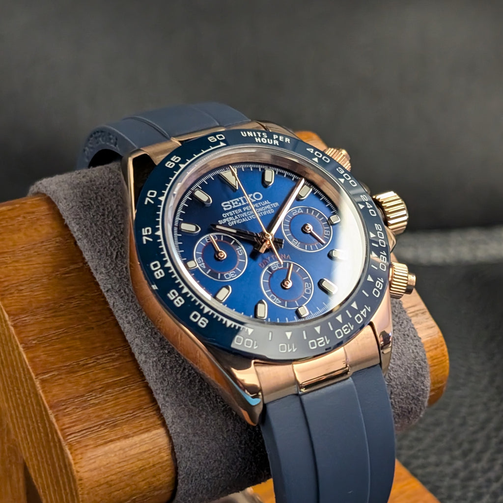 Seikotona Chrono - Blue + Rosegold
