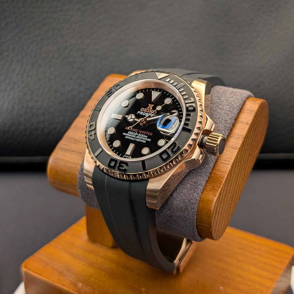 Yachty Diver - Rose Gold x Black