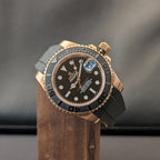 Yachty Diver - Rose Gold x Black