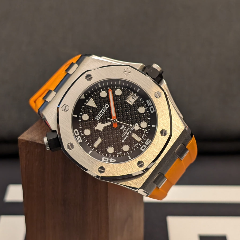 SeikOak Offshore Diver Sunburst orange