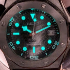 SeikOak Offshore Diver Sunburst orange