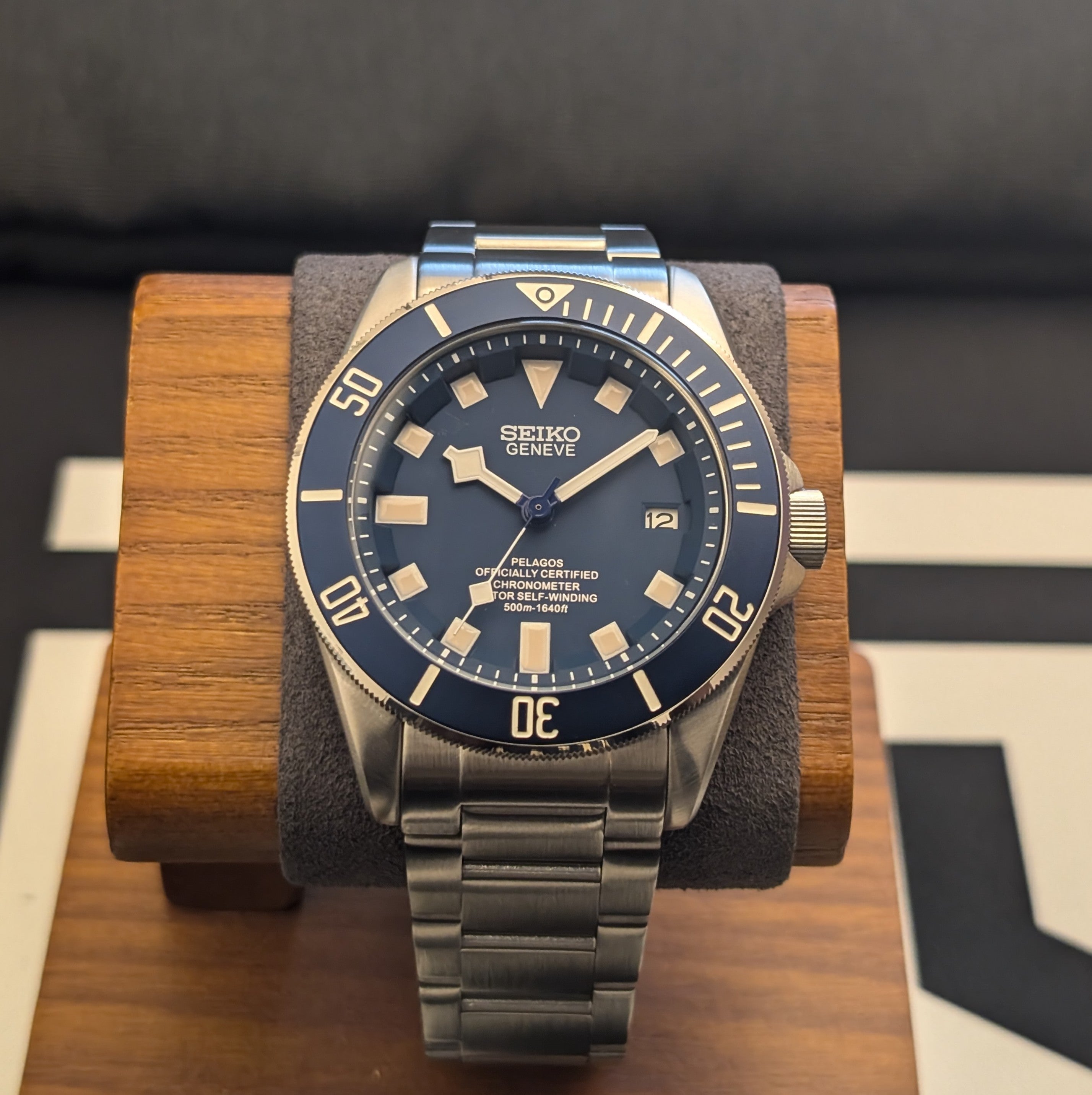 Tudeiko Blue Diver - Pelagos Homage