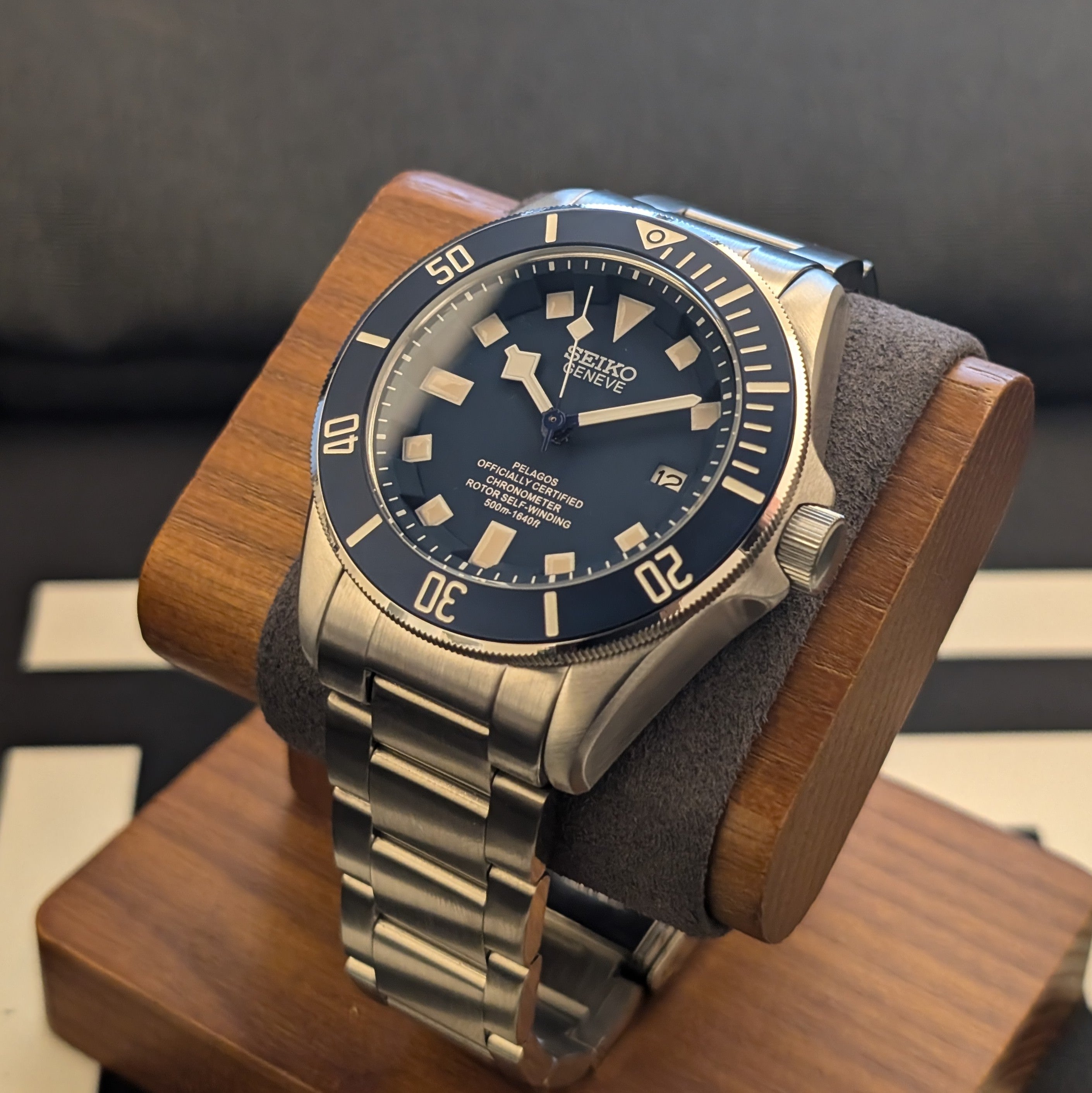 Tudeiko Blue Diver - Pelagos Homage