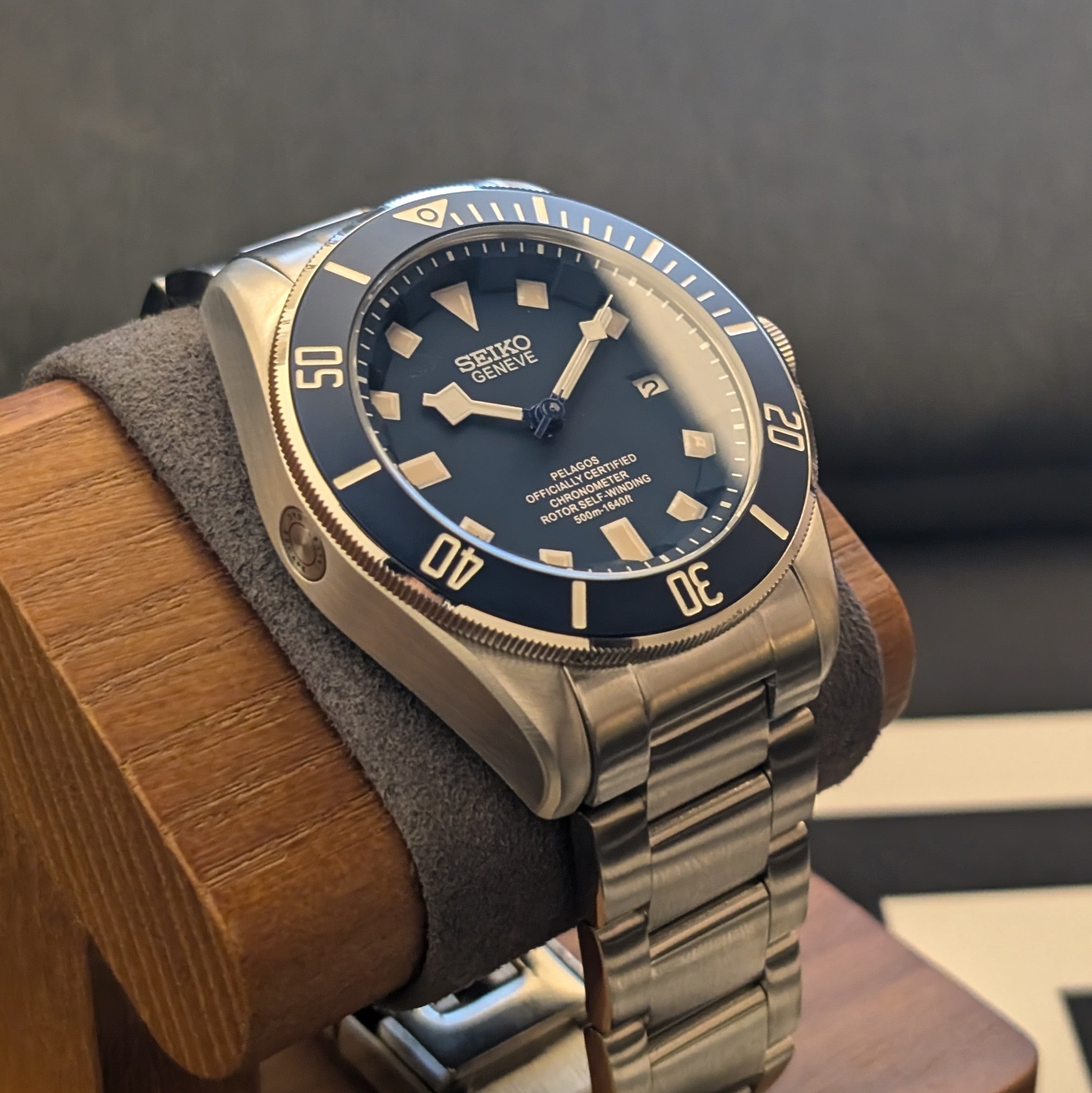 Tudeiko Blue Diver - Pelagos Homage