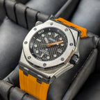 SeikOak Offshore Diver Sunburst orange