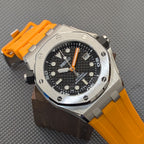 SeikOak Offshore Diver Sunburst orange