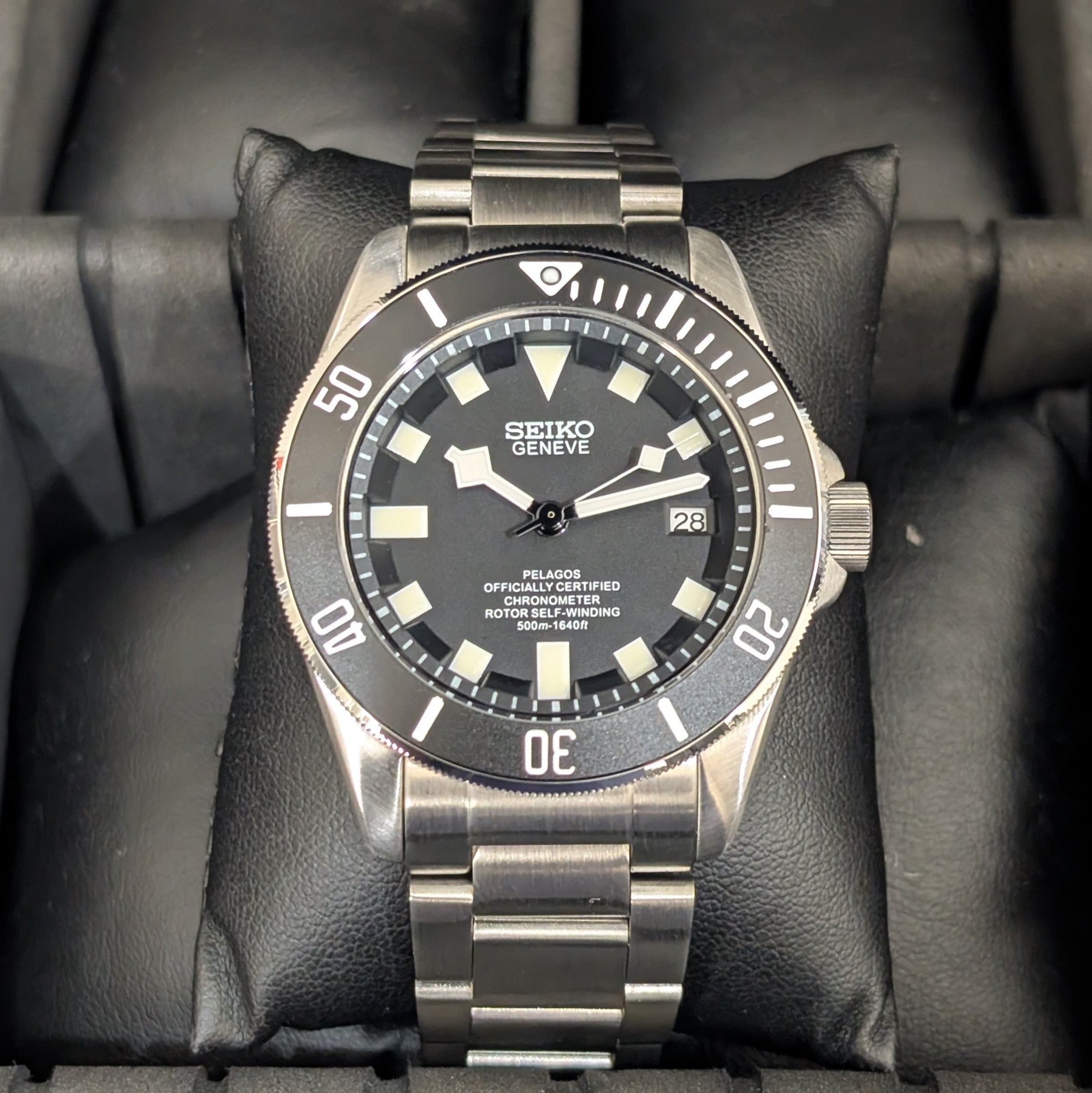 Tudeiko Black Diver - Pelagos Homage