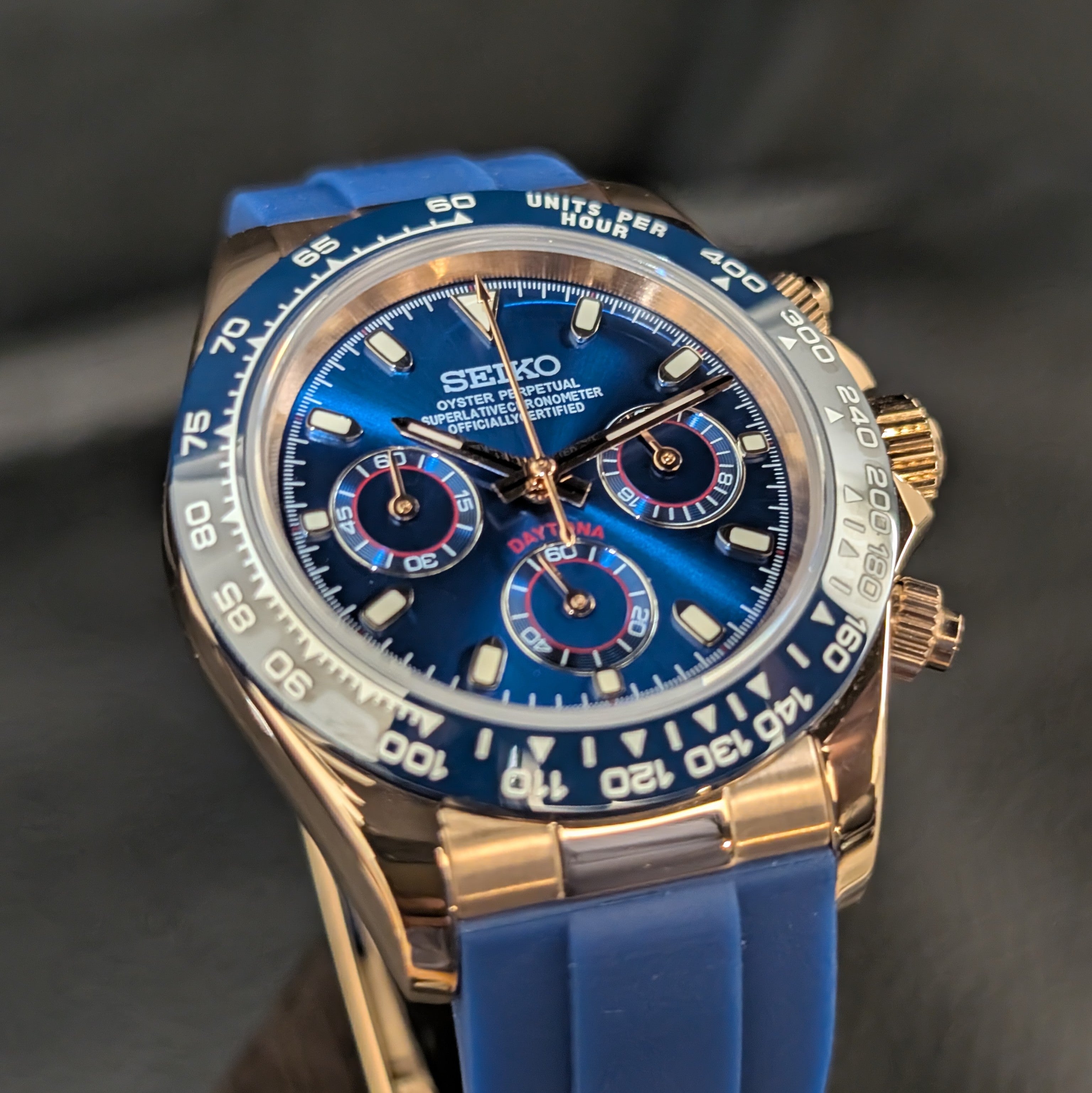 Seikotona - Blue + Rosegold