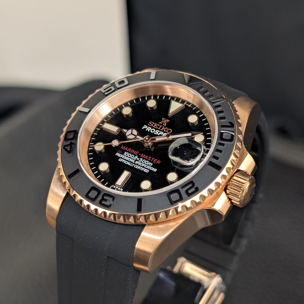 SeikoMaster - Rose Gold x Black