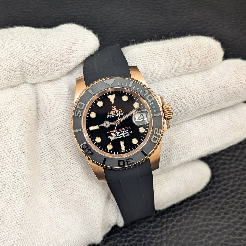SeikoMaster - Rose Gold x Black