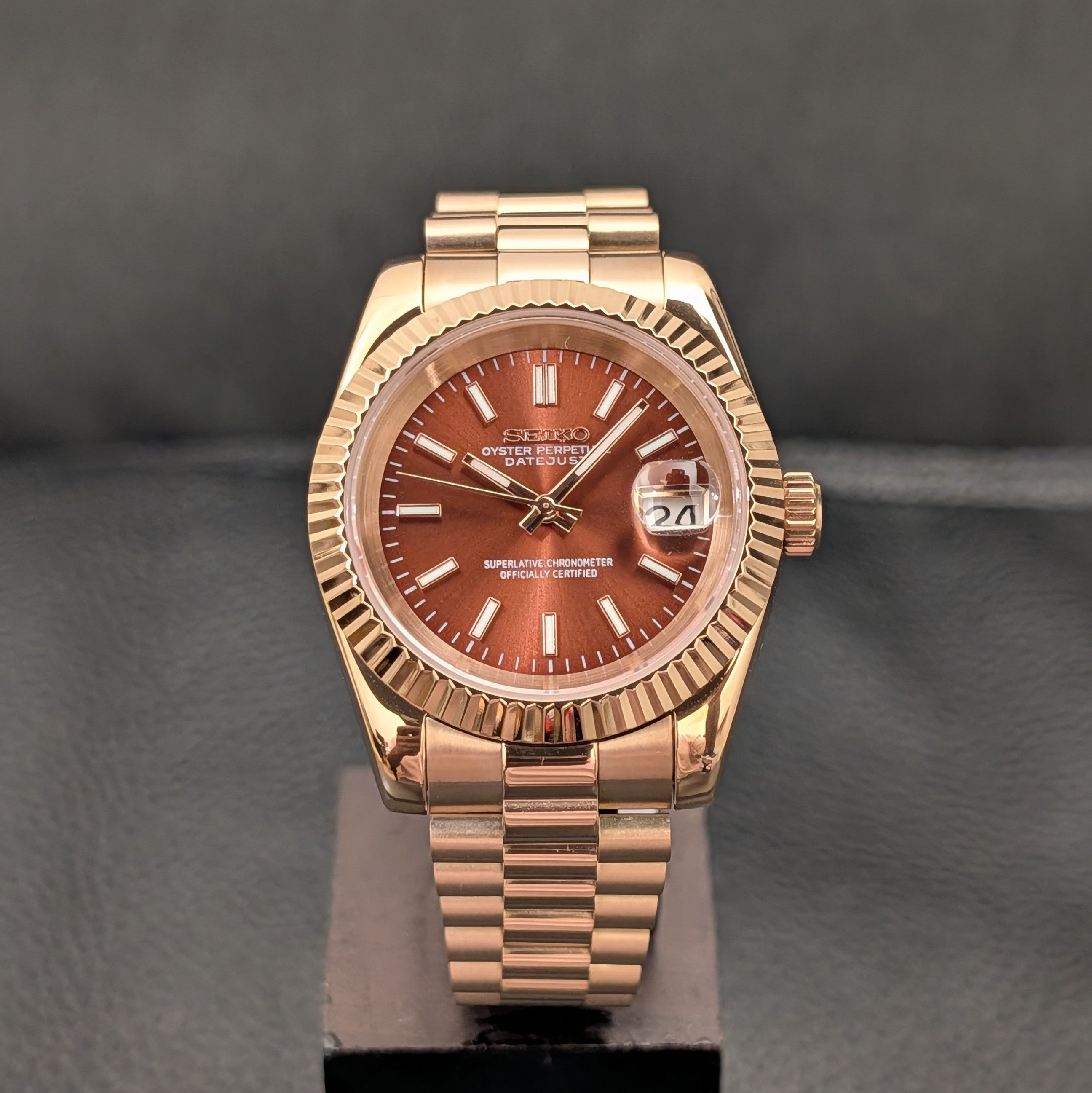 SeikoJust - RoseGold Copper