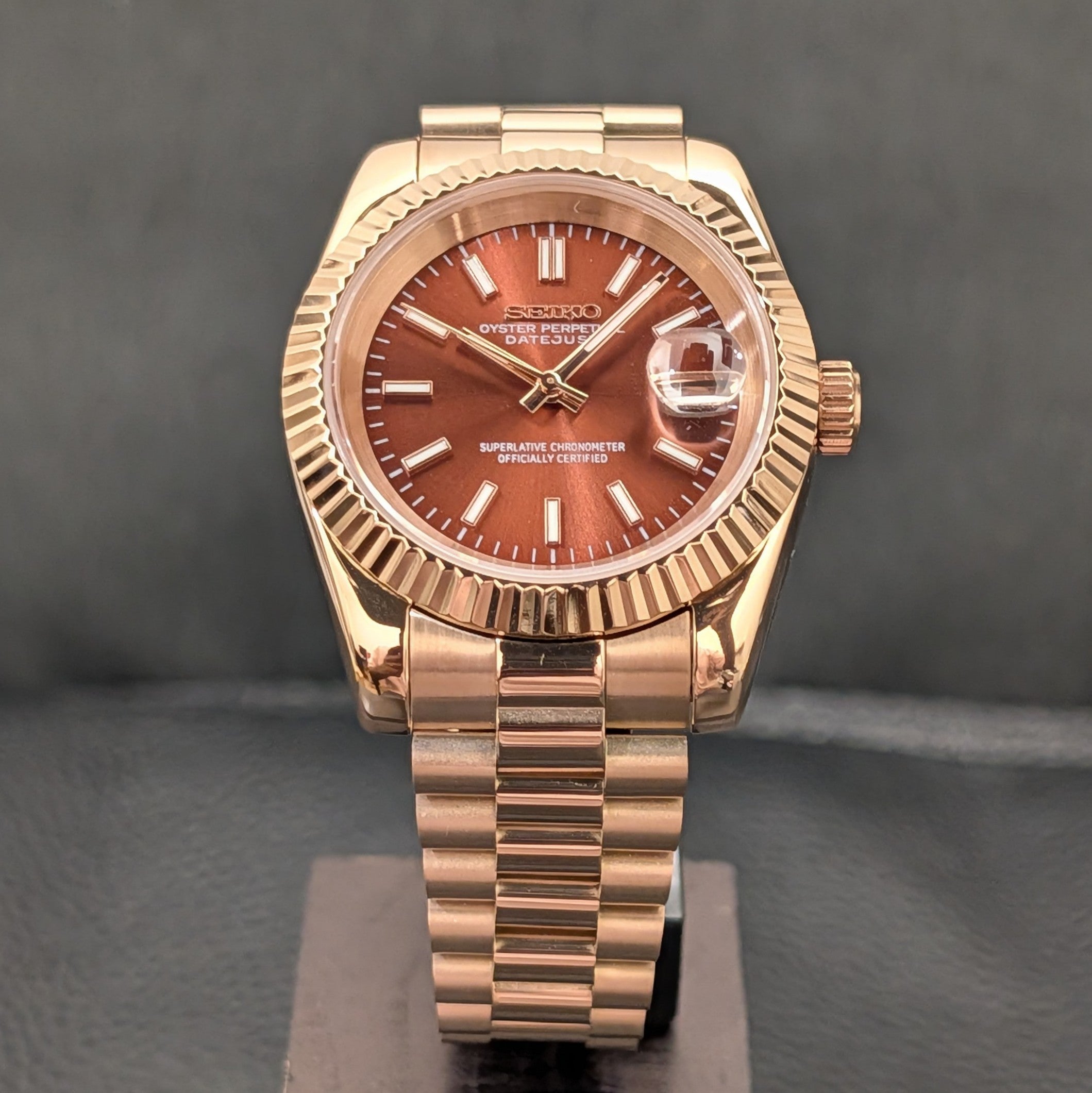 SeikoJust - RoseGold Copper