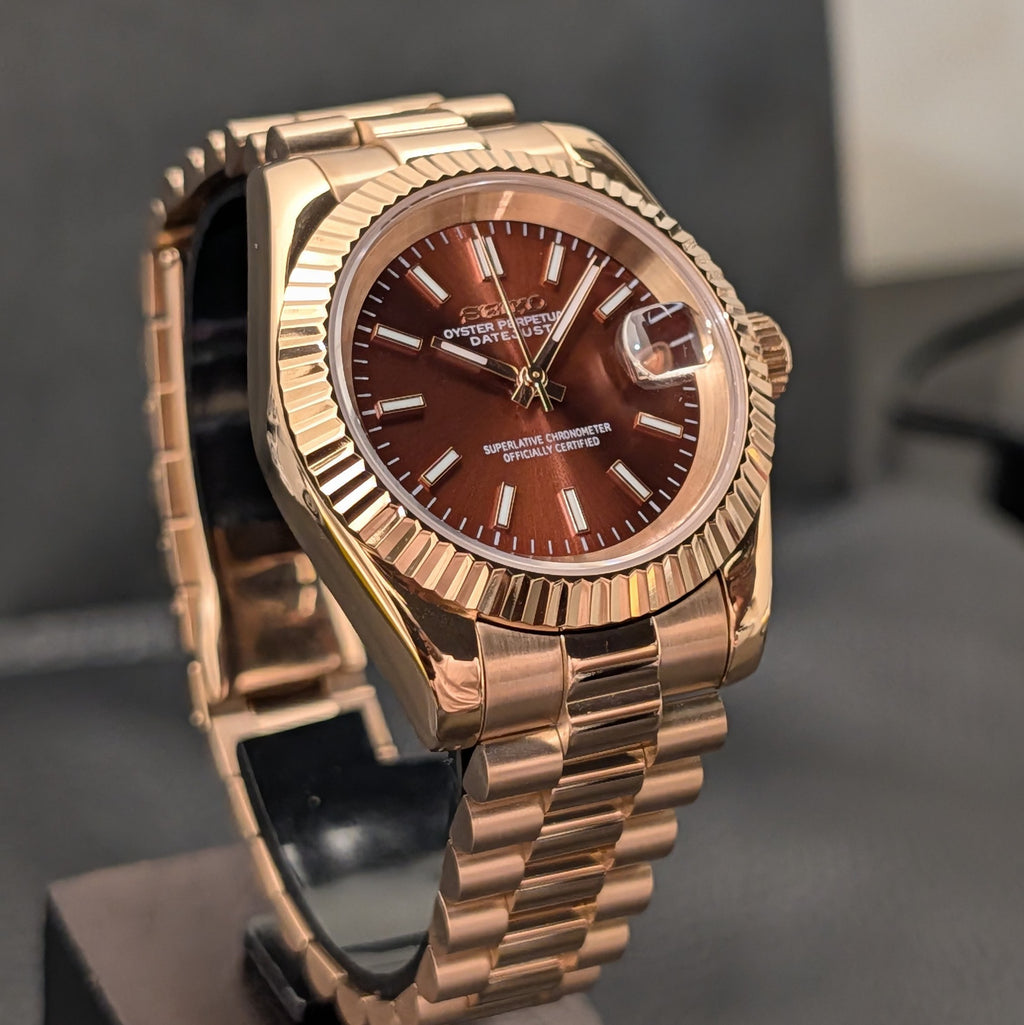 SeikoJust - RoseGold Copper