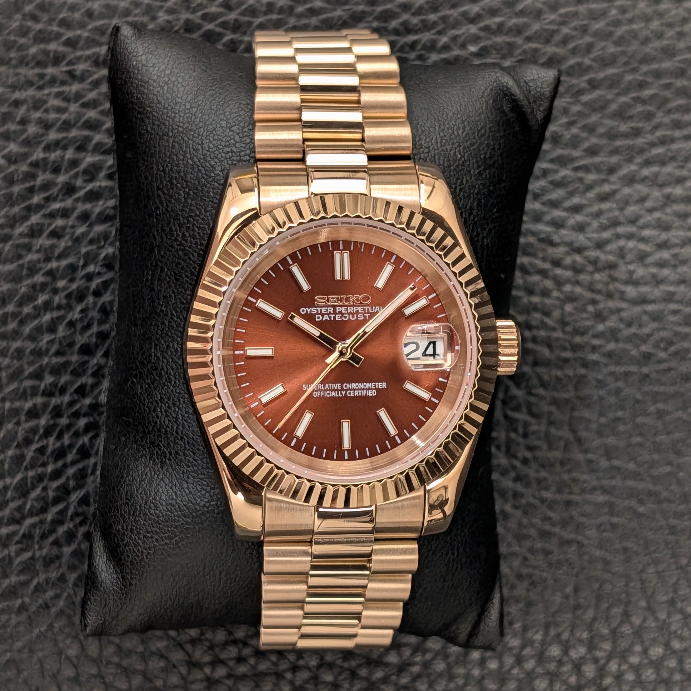 SeikoJust - RoseGold Copper