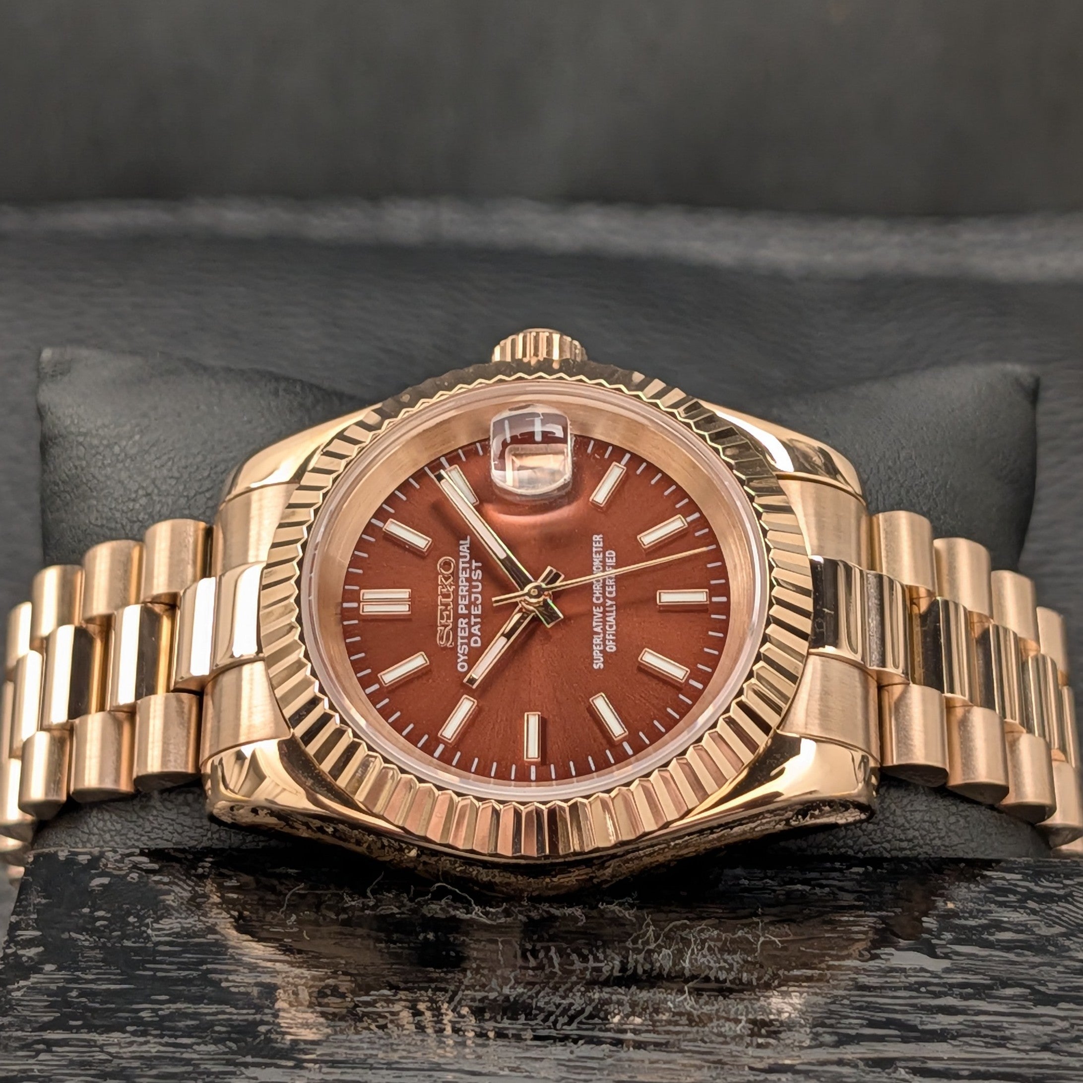 SeikoJust - RoseGold Copper