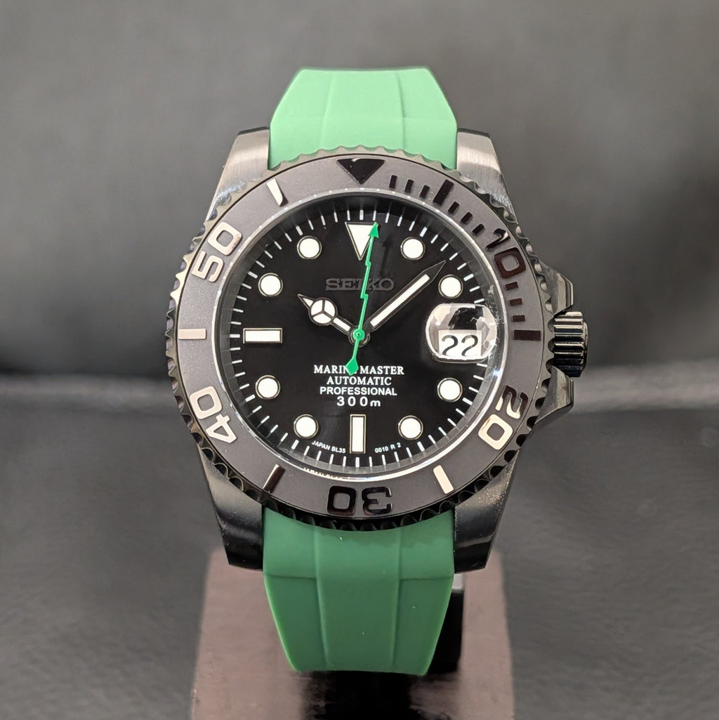 SeikoYacht Stealth Lightning Green/Black (Hulk)