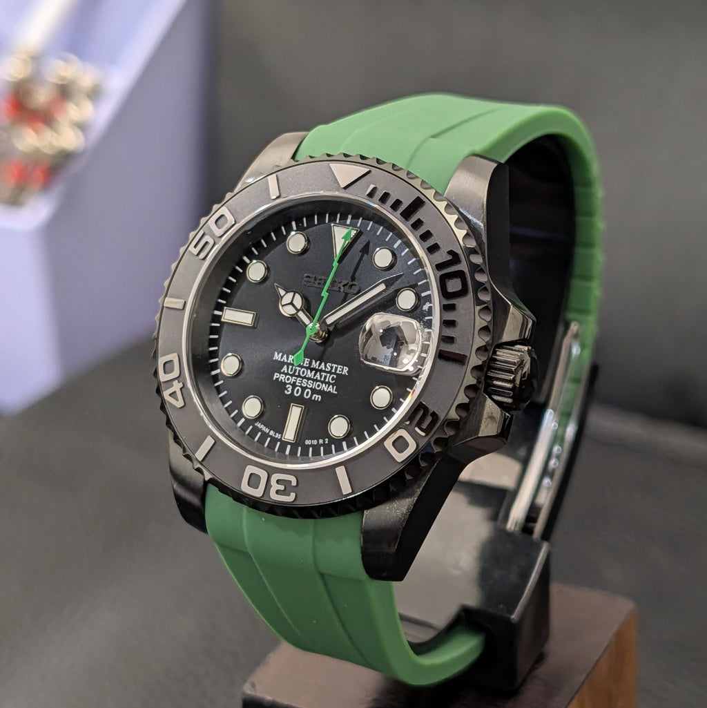 SeikoYacht Stealth Lightning Green/Black (Hulk)