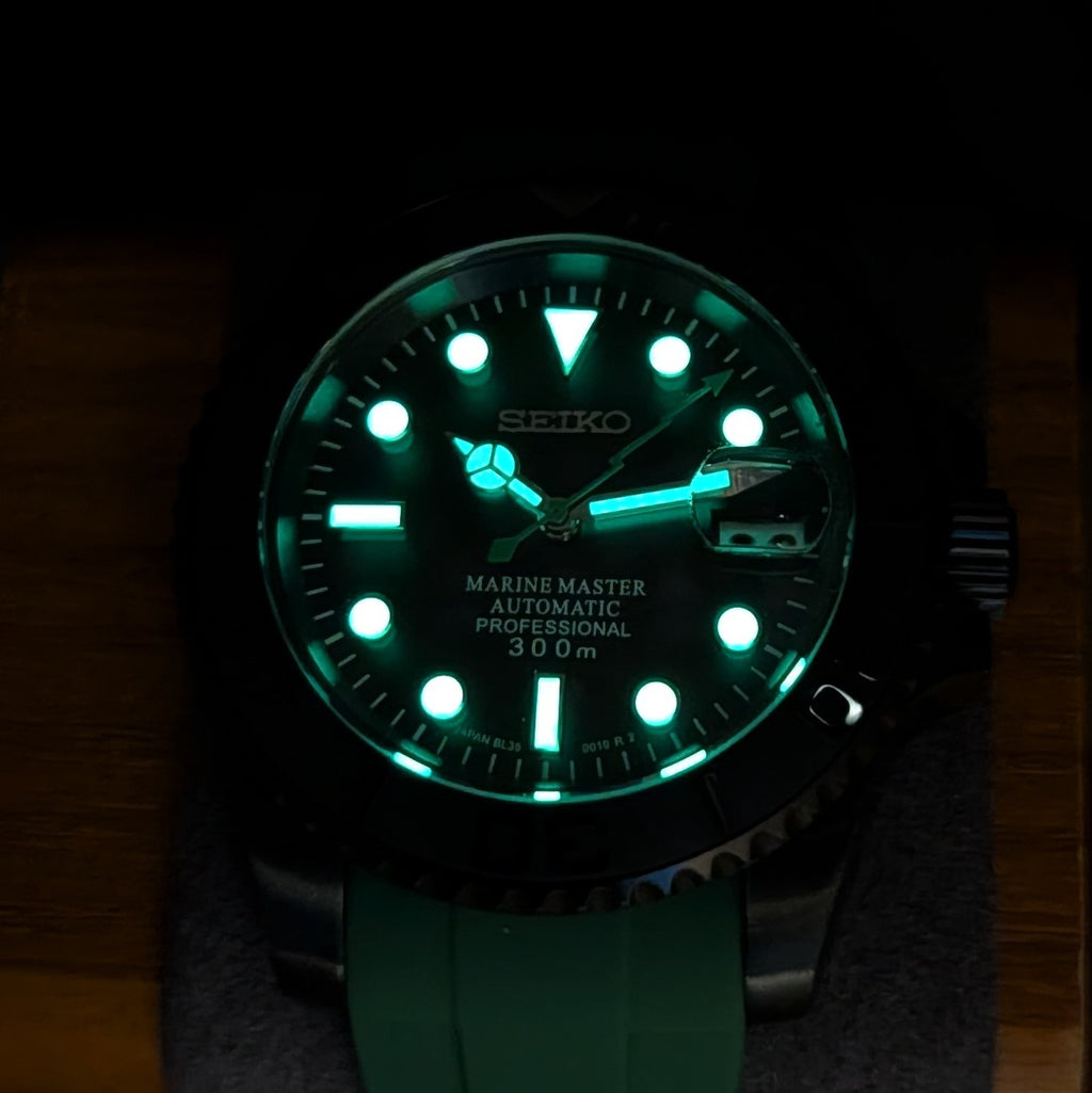 SeikoYacht Stealth Lightning Green/Black (Hulk)