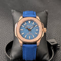 SeikoNaut Rose Gold x Blue Canvas