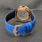 SeikoNaut Rose Gold x Blue Canvas