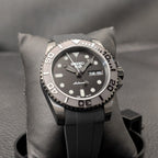 Black on Black - Day Date Stealth Seiko Mod