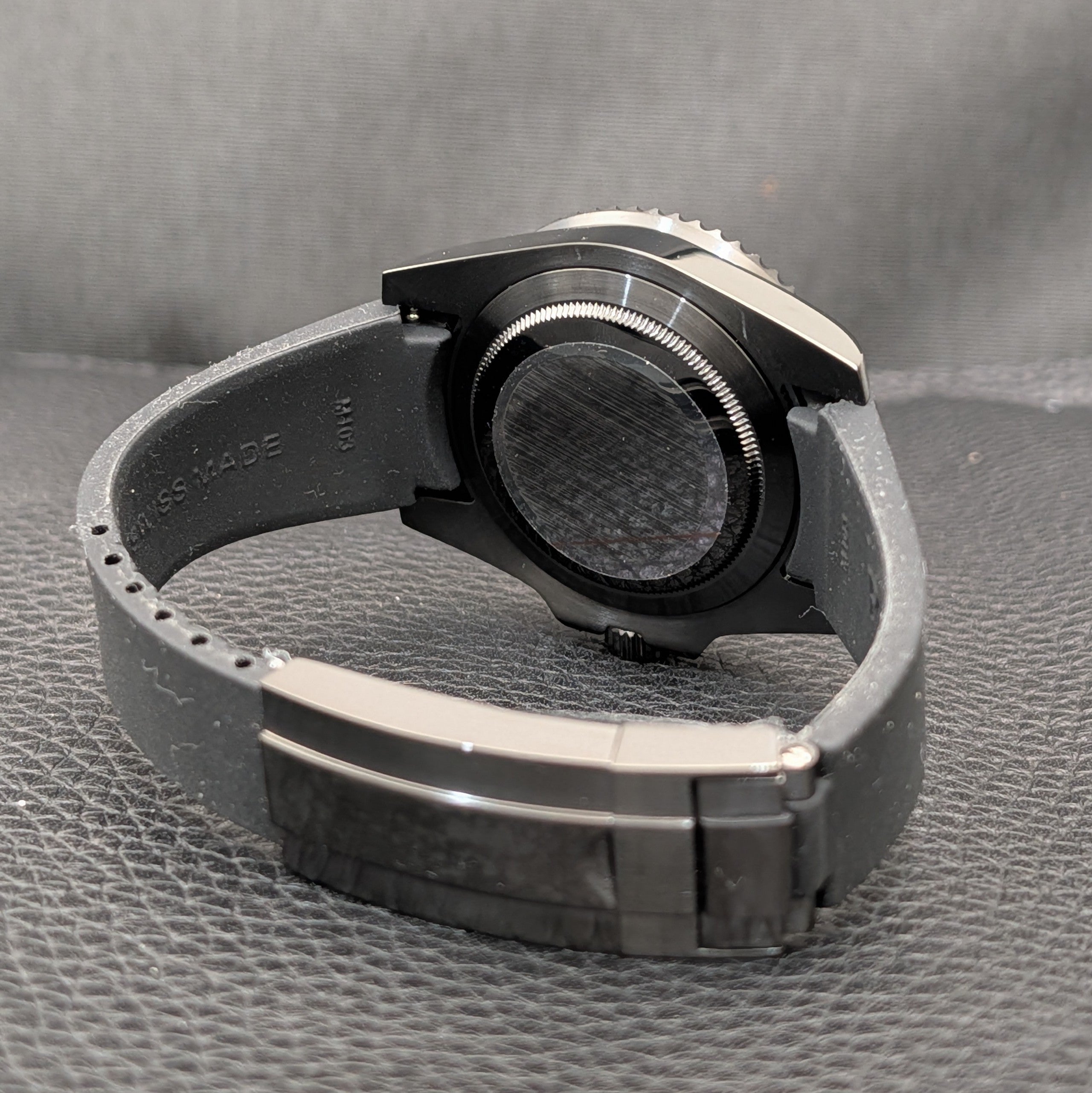 Black on Black - Day Date Stealth Seiko Mod