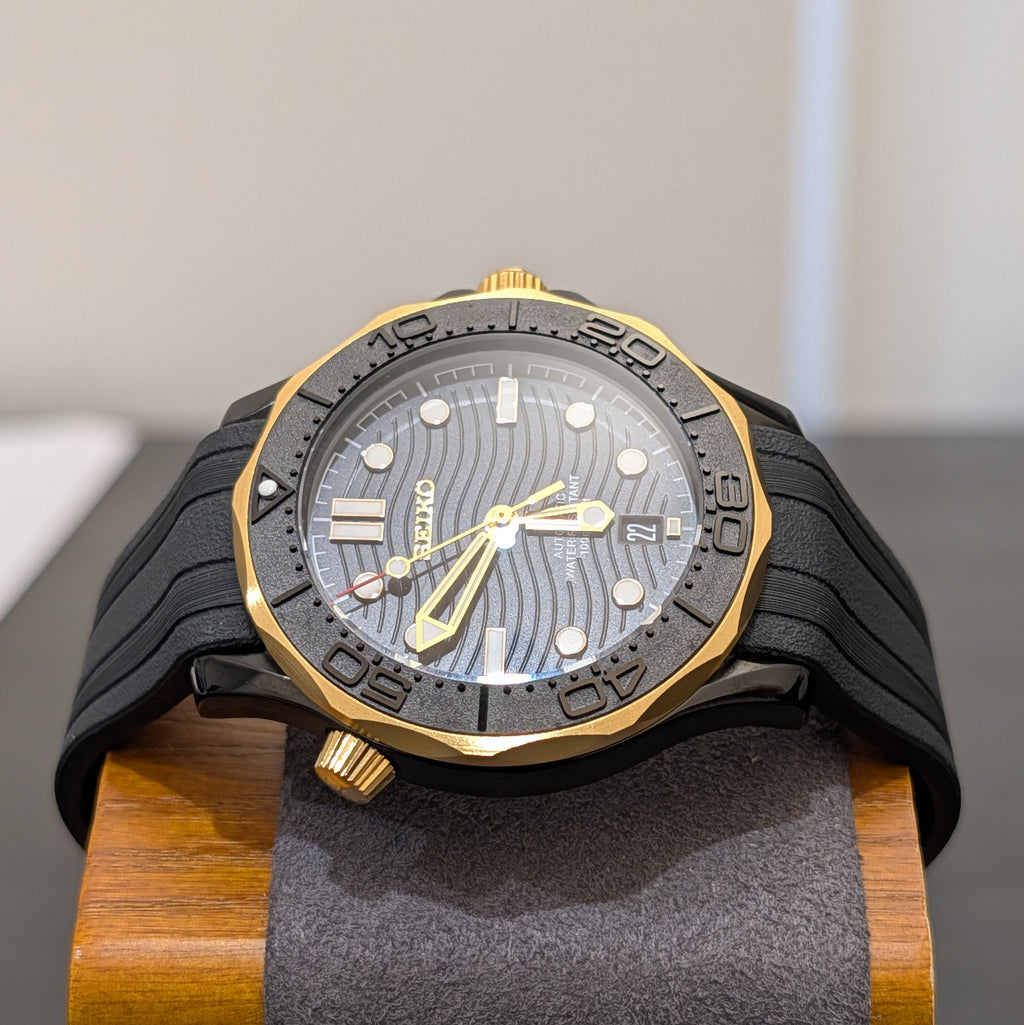 Seikomaster 300 Black & Gold Two-Tone