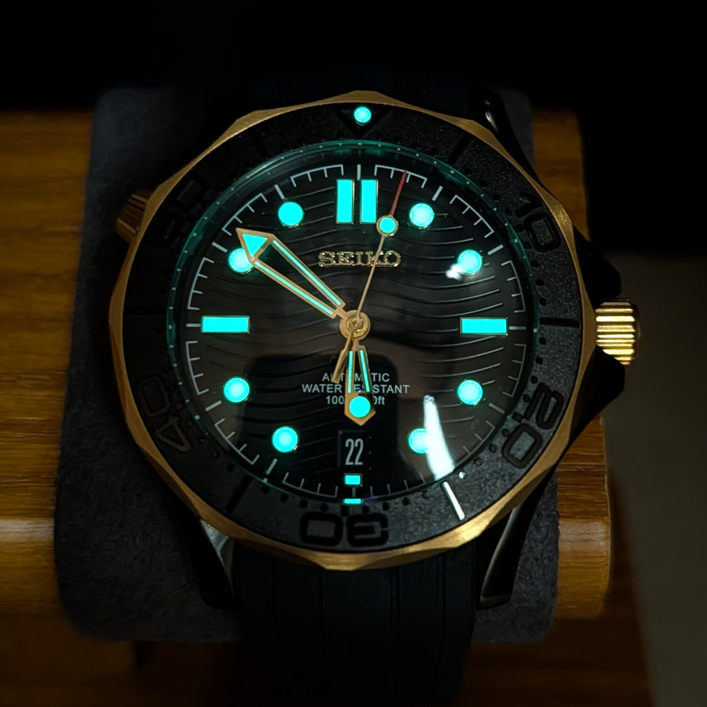 Seikomaster 300 Black & Gold Two-Tone